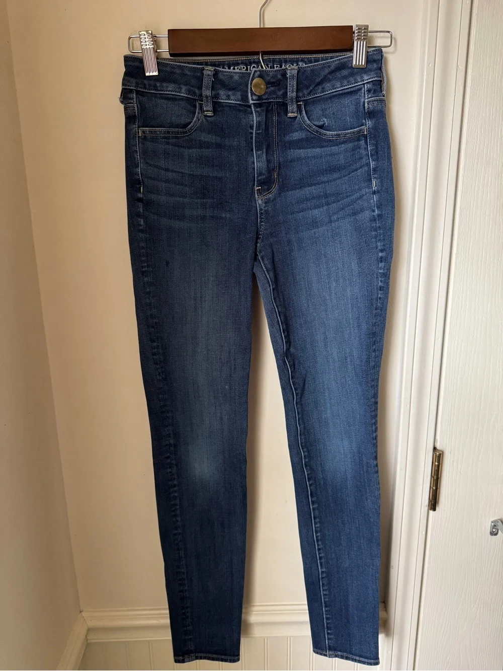American‎ Eagle Outfitters Dark Blue Women's Jeggings Size 0